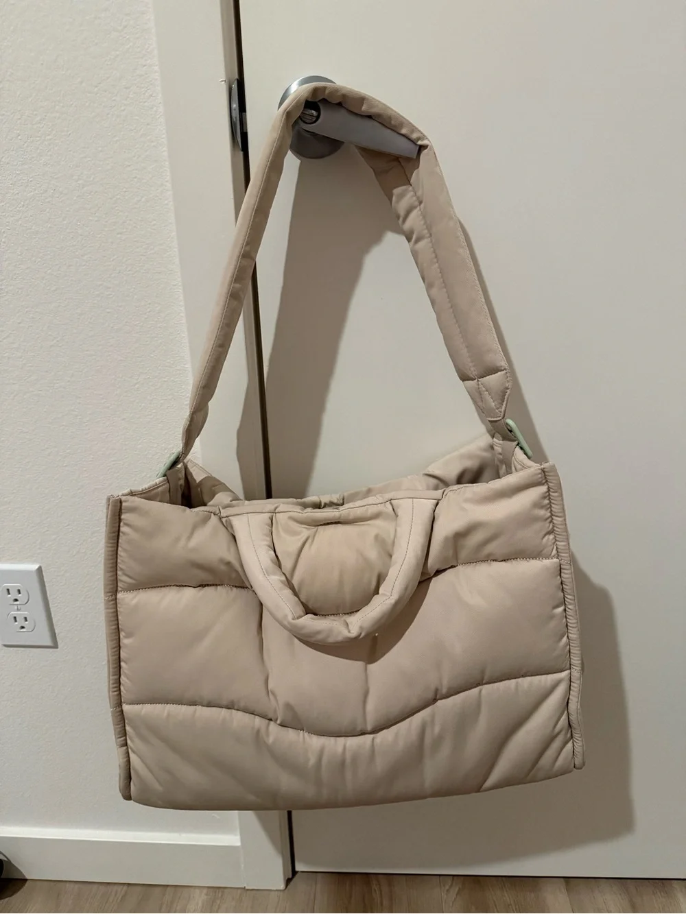 Coachtopia cream quilted